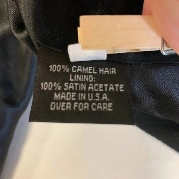 J.Percy‎ For Marvin Richards Women's Camel Hair Lined Mid Length Peacoat Size 16 - Picture 9 of 12